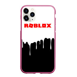 Чехол iPhone 11 Pro матовый ROBLOX, цвет: 3D-малиновый