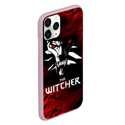 Чехол iPhone 11 Pro матовый THE WITCHER, цвет: 3D-розовый — фото 2