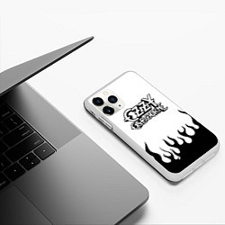 Чехол iPhone 11 Pro матовый Ozzy Osbourne, цвет: 3D-белый — фото 2