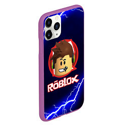 Чехол iPhone 11 Pro матовый ROBLOX, цвет: 3D-фиолетовый — фото 2