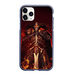 Чехол iPhone 11 Pro матовый DEVIL MAY CRY DMC, цвет: 3D-серый