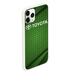 Чехол iPhone 11 Pro матовый TOYOTA, цвет: 3D-белый — фото 2