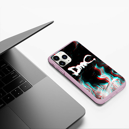 Чехол iPhone 11 Pro матовый DEVIL MAY CRY DMC / 3D-Розовый – фото 3