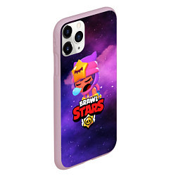 Чехол iPhone 11 Pro матовый BRAWL STARS SANDY, цвет: 3D-розовый — фото 2