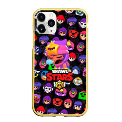 Чехол iPhone 11 Pro матовый BRAWL STARS SANDY, цвет: 3D-желтый