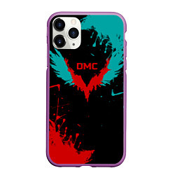 Чехол iPhone 11 Pro матовый DMC, цвет: 3D-фиолетовый