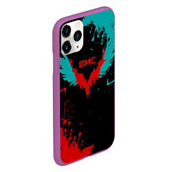 Чехол iPhone 11 Pro матовый DMC, цвет: 3D-фиолетовый — фото 2