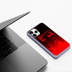 Чехол iPhone 11 Pro матовый LIMP BIZKIT, цвет: 3D-светло-сиреневый — фото 2