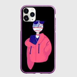 Чехол iPhone 11 Pro матовый СountryHumans, цвет: 3D-фиолетовый