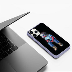 Чехол iPhone 11 Pro матовый CountryHumans - Россия, цвет: 3D-светло-сиреневый — фото 2
