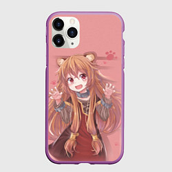 Чехол iPhone 11 Pro матовый Raphtalia, цвет: 3D-фиолетовый