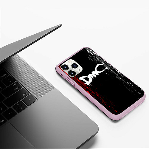 Чехол iPhone 11 Pro матовый DEVIL MAY CRY / 3D-Розовый – фото 3