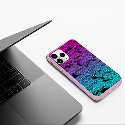 Чехол iPhone 11 Pro матовый Imagine Dragons, цвет: 3D-розовый — фото 2