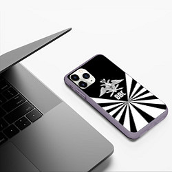 Чехол iPhone 11 Pro матовый ВВС, цвет: 3D-серый — фото 2