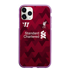 Чехол iPhone 11 Pro матовый Liverpool, цвет: 3D-фиолетовый