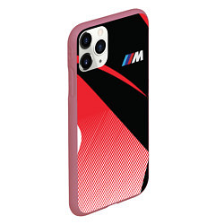 Чехол iPhone 11 Pro матовый BMW, цвет: 3D-малиновый — фото 2