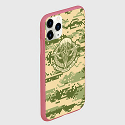 Чехол iPhone 11 Pro матовый ВДВ СССР, цвет: 3D-малиновый — фото 2