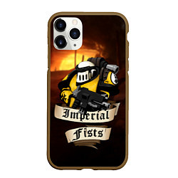 Чехол iPhone 11 Pro матовый Imperial Fists W40000, цвет: 3D-коричневый