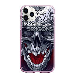Чехол iPhone 11 Pro матовый Imagine Dragons, цвет: 3D-розовый