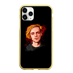 Чехол iPhone 11 Pro матовый Pyrokinesis, цвет: 3D-желтый
