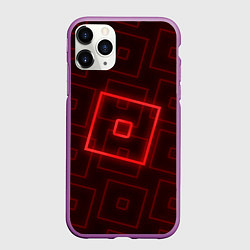 Чехол iPhone 11 Pro матовый Roblox, цвет: 3D-фиолетовый