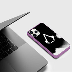 Чехол iPhone 11 Pro матовый ASSASSINS CREED, цвет: 3D-фиолетовый — фото 2