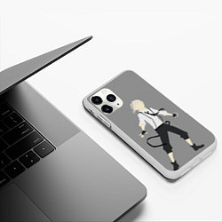 Чехол iPhone 11 Pro матовый Atsushi Nakajima, цвет: 3D-белый — фото 2