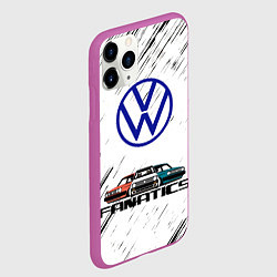 Чехол iPhone 11 Pro матовый Volkswagen, цвет: 3D-фиолетовый — фото 2