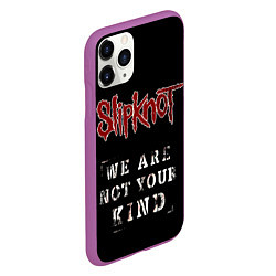 Чехол iPhone 11 Pro матовый SLIPKNOT WANYK, цвет: 3D-фиолетовый — фото 2