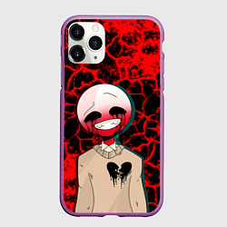 Чехол iPhone 11 Pro матовый CountryHumans, цвет: 3D-фиолетовый