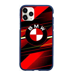 Чехол iPhone 11 Pro матовый BMW, цвет: 3D-тёмно-синий