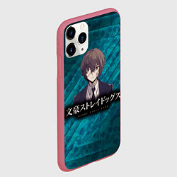 Чехол iPhone 11 Pro матовый Bungou Stray Dogs, цвет: 3D-малиновый — фото 2