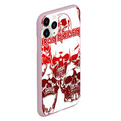 Чехол iPhone 11 Pro матовый Iron Maiden, цвет: 3D-розовый — фото 2