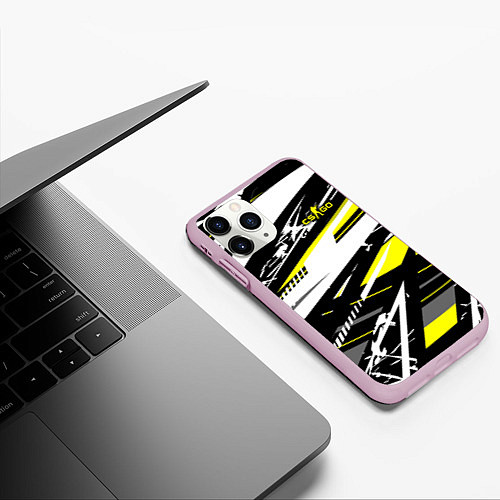 Чехол iPhone 11 Pro матовый Counter-Strike / 3D-Розовый – фото 3