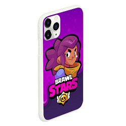 Чехол iPhone 11 Pro матовый Brawl stars Шелли, цвет: 3D-белый — фото 2