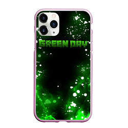 Чехол iPhone 11 Pro матовый GreenDay, цвет: 3D-розовый