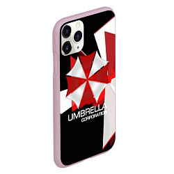 Чехол iPhone 11 Pro матовый UMBRELLA CORP, цвет: 3D-розовый — фото 2