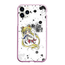 Чехол iPhone 11 Pro матовый Sailor Moon We can do it!, цвет: 3D-розовый