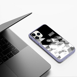 Чехол iPhone 11 Pro матовый Muse, цвет: 3D-светло-сиреневый — фото 2