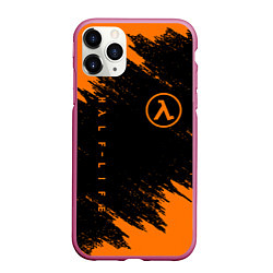 Чехол iPhone 11 Pro матовый HALF-LIFE, цвет: 3D-малиновый