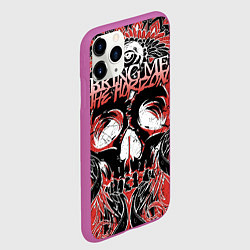 Чехол iPhone 11 Pro матовый Bring Me the Horizon, цвет: 3D-фиолетовый — фото 2