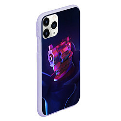 Чехол iPhone 11 Pro матовый Дзюдо Инуи, цвет: 3D-светло-сиреневый — фото 2
