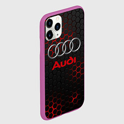 Чехол iPhone 11 Pro матовый AUDI, цвет: 3D-фиолетовый — фото 2