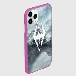 Чехол iPhone 11 Pro матовый THE ELDER SCROLLS, цвет: 3D-фиолетовый — фото 2