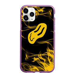 Чехол iPhone 11 Pro матовый ПОШЛАЯ МОЛЛИ, цвет: 3D-фиолетовый