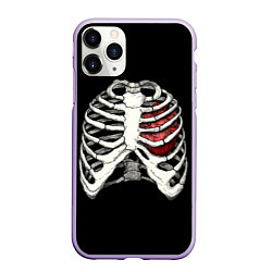 Чехол iPhone 11 Pro матовый My Heart, цвет: 3D-светло-сиреневый