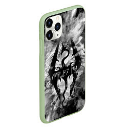 Чехол iPhone 11 Pro матовый THE ELDER SCROLLS, цвет: 3D-салатовый — фото 2