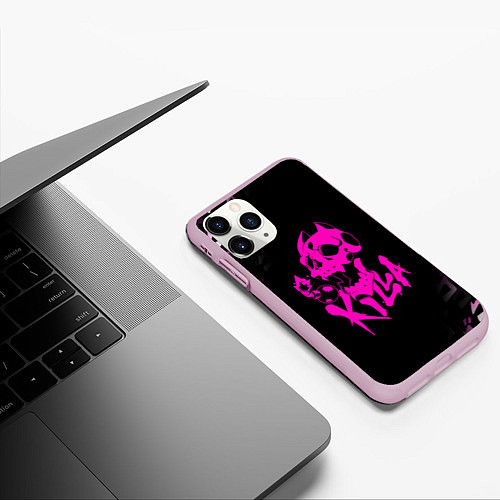 Чехол iPhone 11 Pro матовый KILLER QUEEN / 3D-Розовый – фото 3