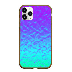 Чехол iPhone 11 Pro матовый ПЕРЛАМУТР, цвет: 3D-коричневый