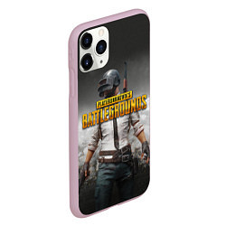 Чехол iPhone 11 Pro матовый PUBG, цвет: 3D-розовый — фото 2